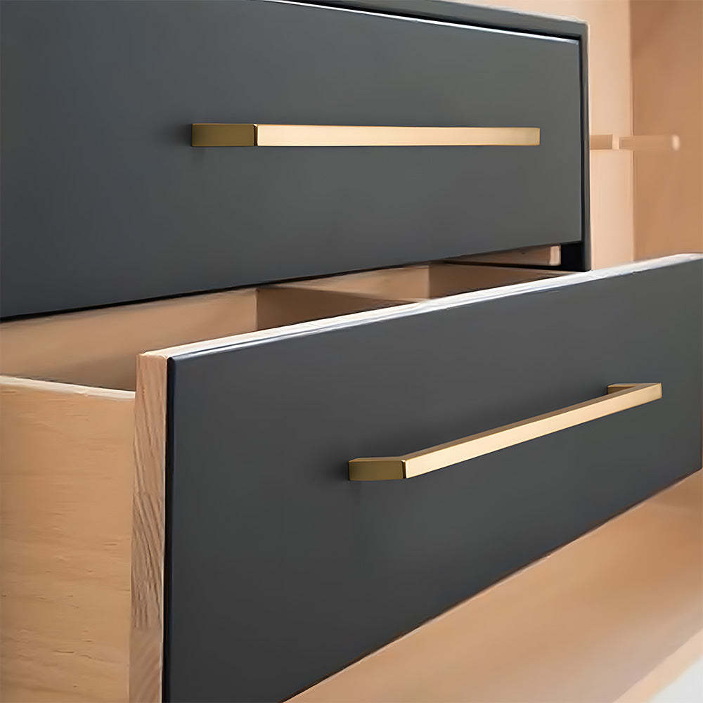 Modern Square Cabinet Zinc Alloy Drawer Handle