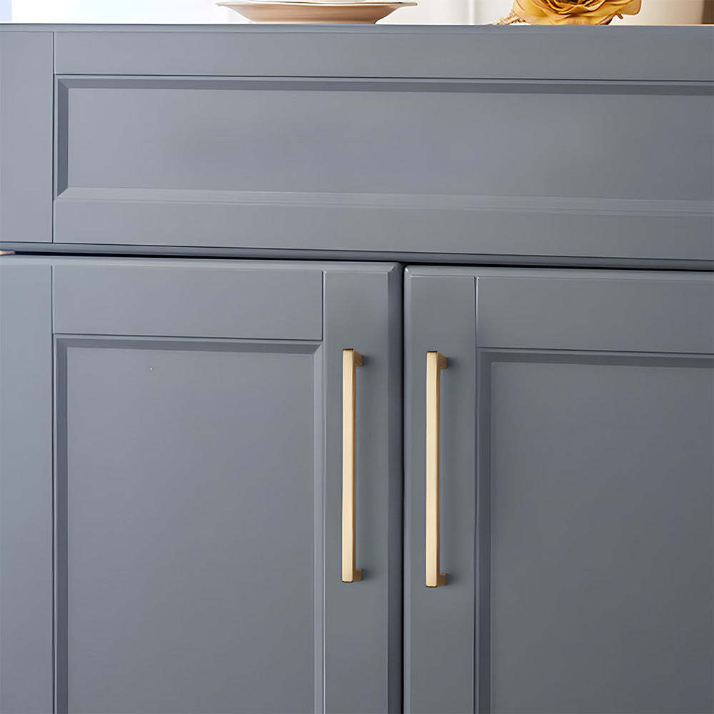 Modern Square Cabinet Zinc Alloy Drawer Handle