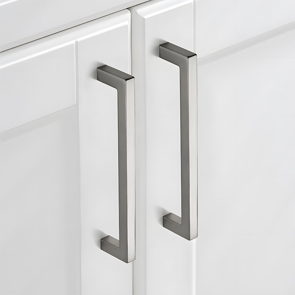 Modern Square Cabinet Zinc Alloy Drawer Handle