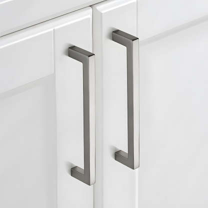 Modern Square Cabinet Zinc Alloy Drawer Handle