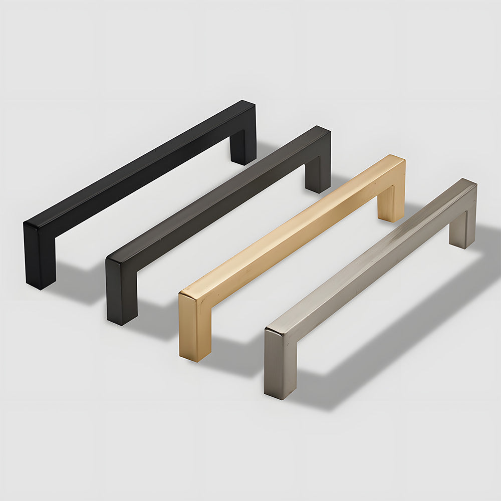 Modern Square Cabinet Zinc Alloy Drawer Handle