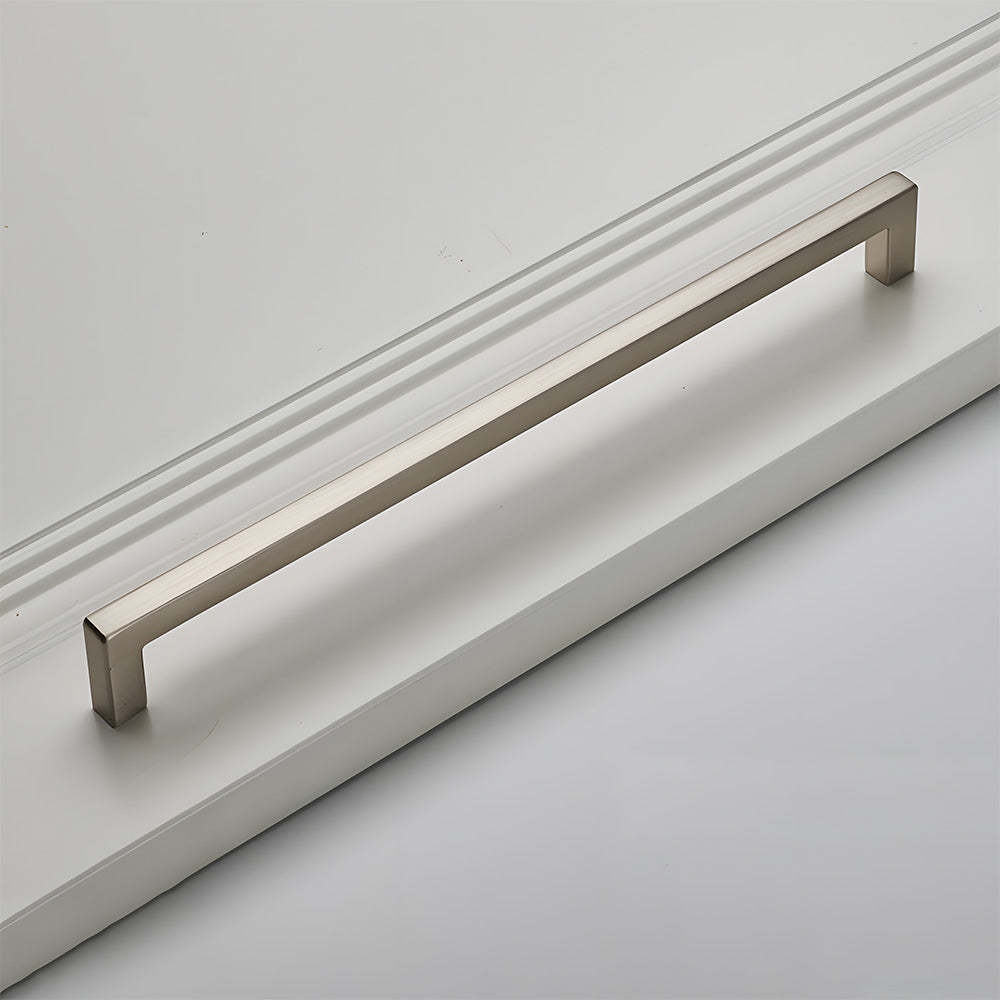 Modern square pulls cabinet handles for kitchen | Goldenwarm