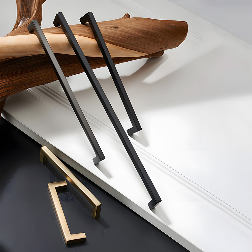 Modern Square Cabinet Zinc Alloy Drawer Handle