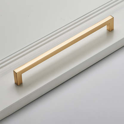 Modern Square Cabinet Zinc Alloy Drawer Handle