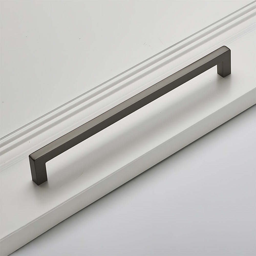 Modern Square Cabinet Zinc Alloy Drawer Handle