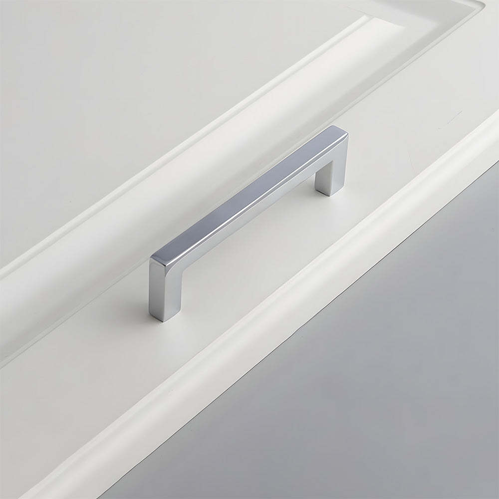 Modern Square Cabinet Zinc Alloy Drawer Handle