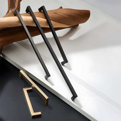 Modern Square Cabinet Zinc Alloy Drawer Handle