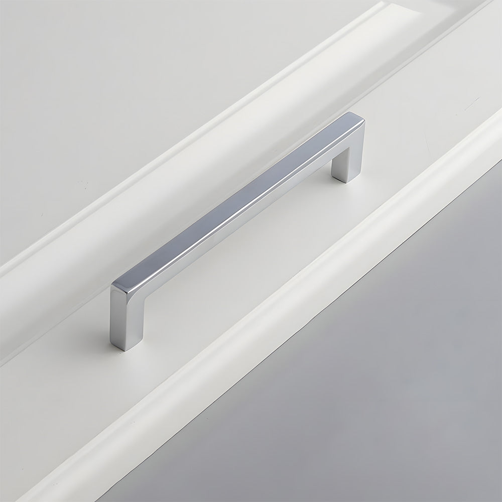 Modern Square Cabinet Zinc Alloy Drawer Handle
