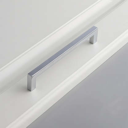 Modern Square Cabinet Zinc Alloy Drawer Handle
