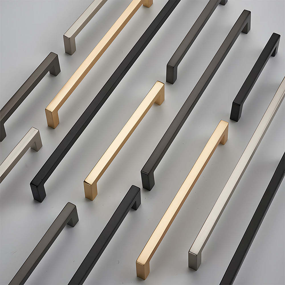 Modern Square Cabinet Zinc Alloy Drawer Handle