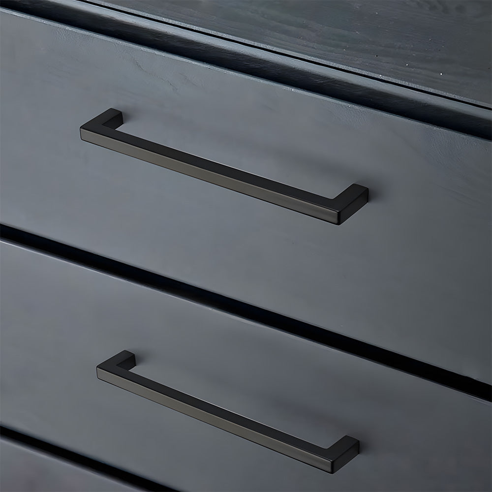 Modern Square Cabinet Zinc Alloy Drawer Handle