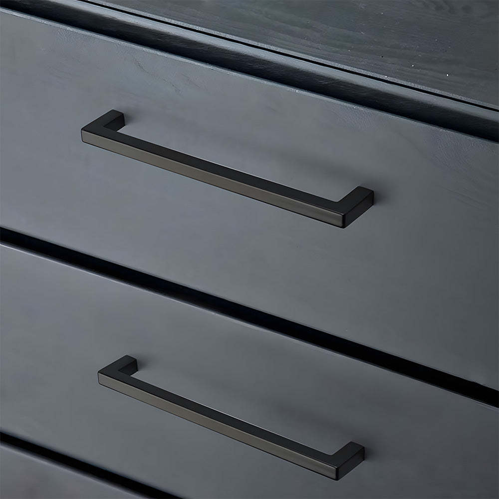 Modern Square Cabinet Zinc Alloy Drawer Handle