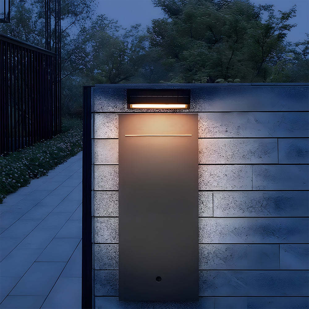 Modern Acrylic Outdoor Solar Wall Lights IP65