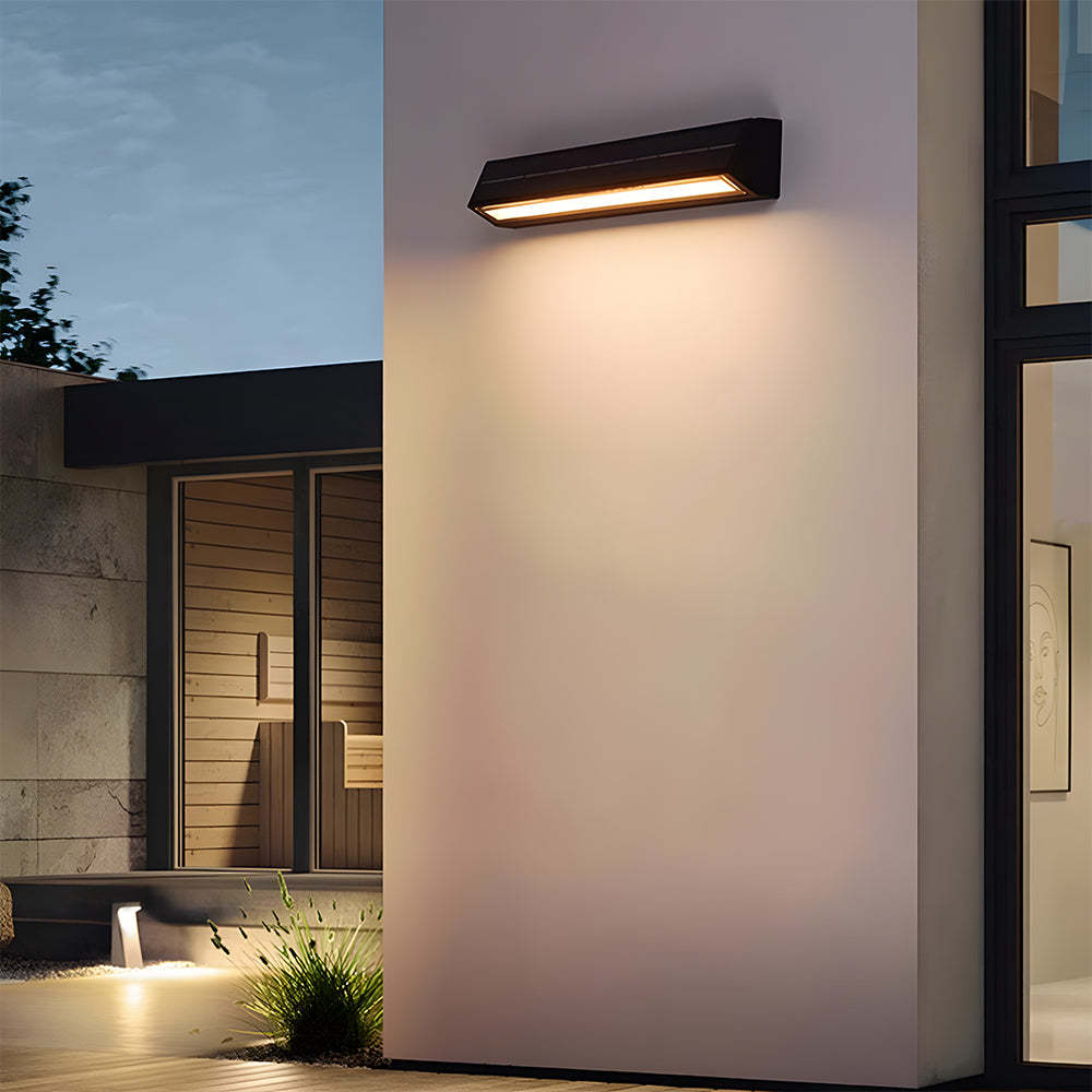Modern Acrylic Outdoor Solar Wall Lights IP65