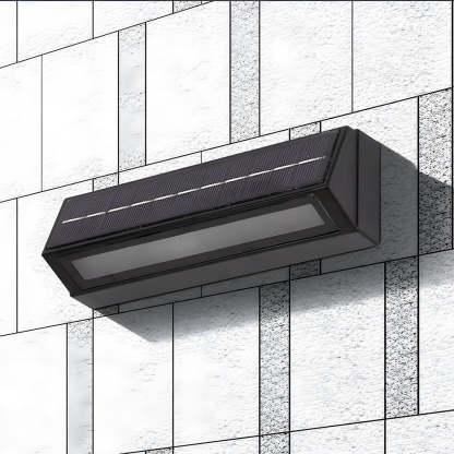 Modern Acrylic Outdoor Solar Wall Lights IP65