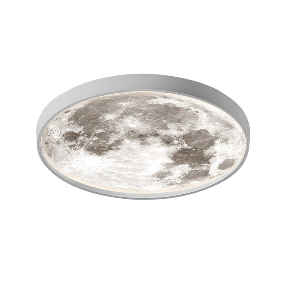 Modern 3D Printing Moon Light Shade Ceiling Light -Homdiy
