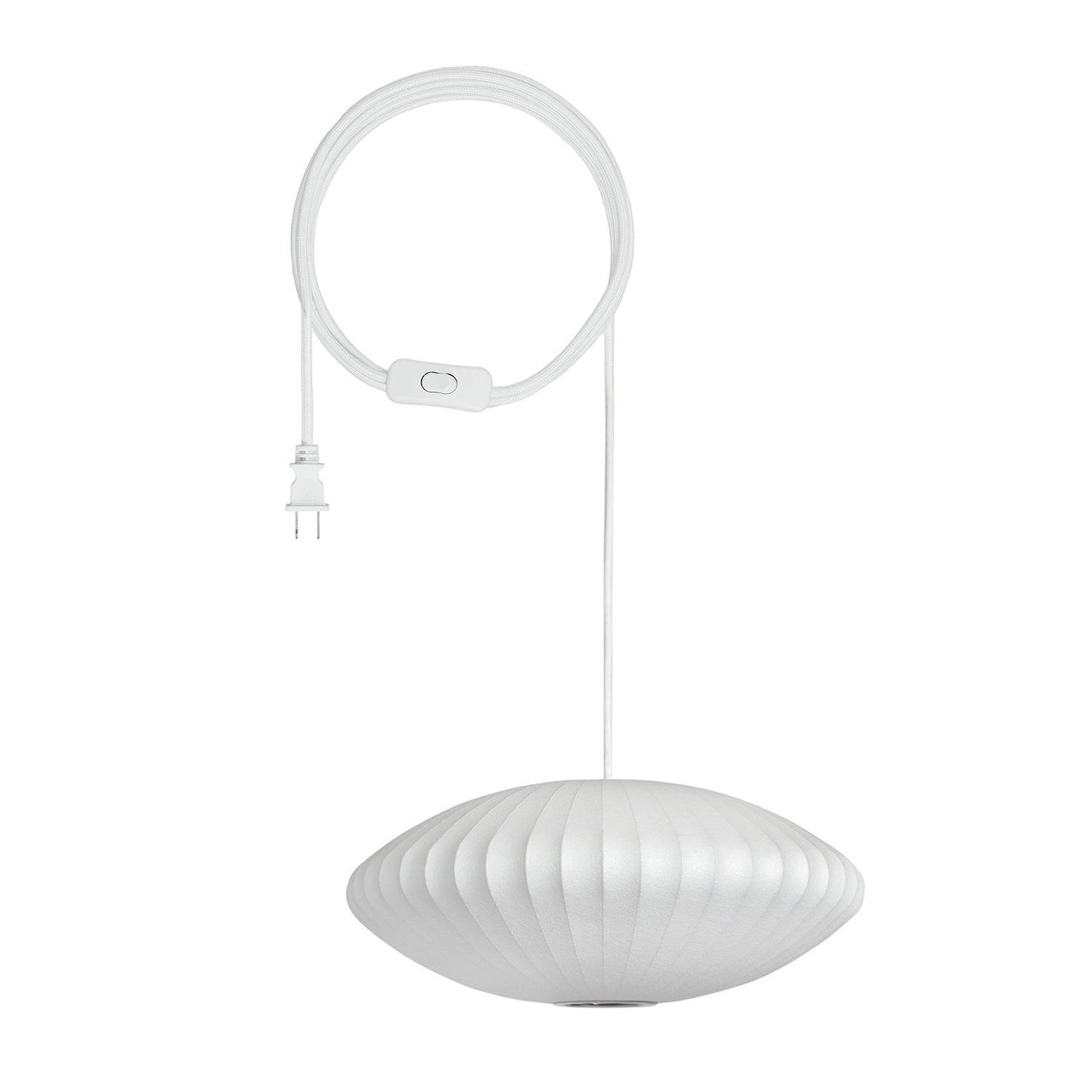 Minimalist White Bubble Hanging Pendant Light -Homdiy