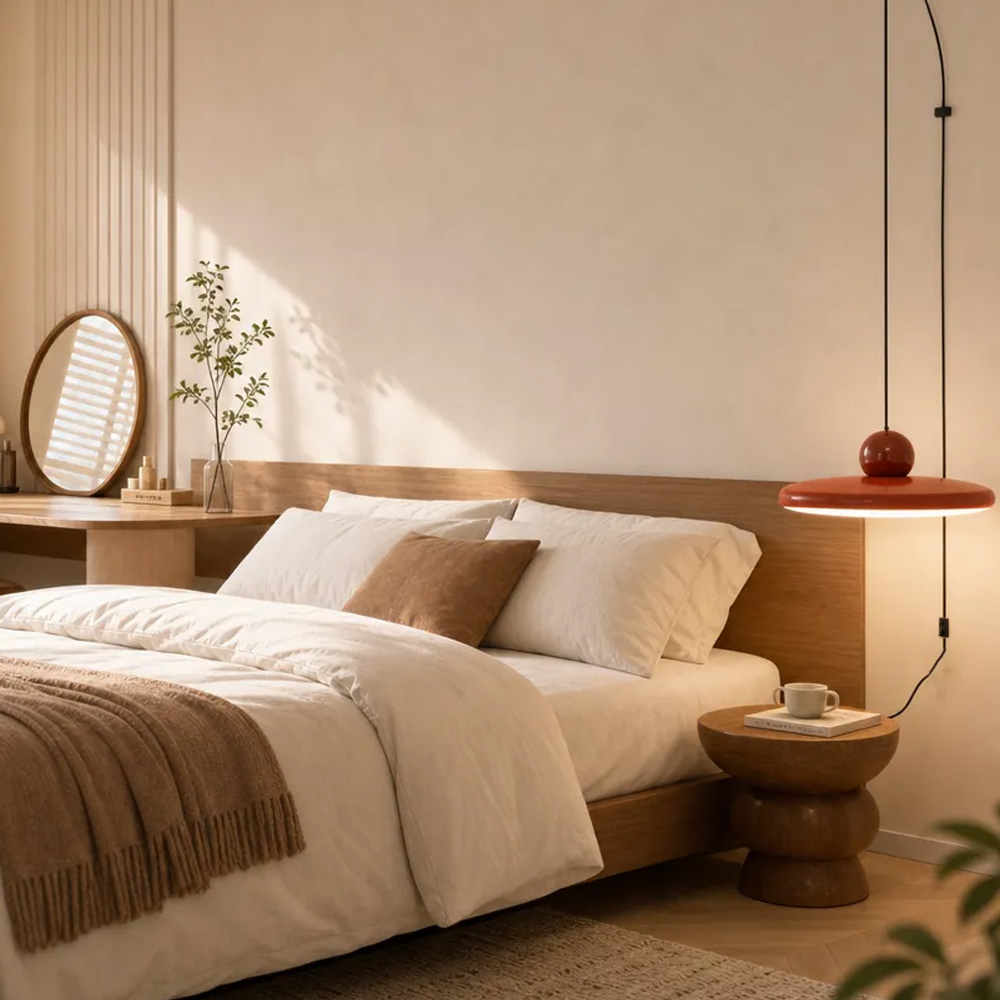 Nordic Dining Room Colorful Plug-in Pendant Light