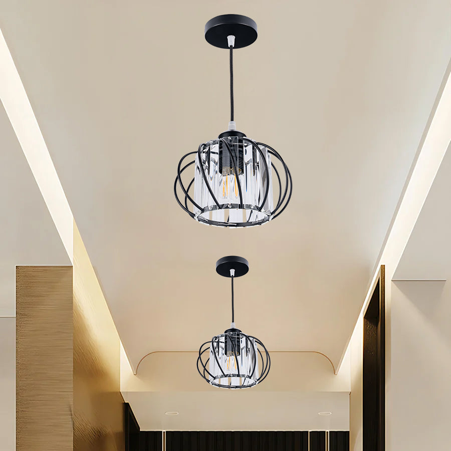 Nordic Simple Glass Globular Pendant Light