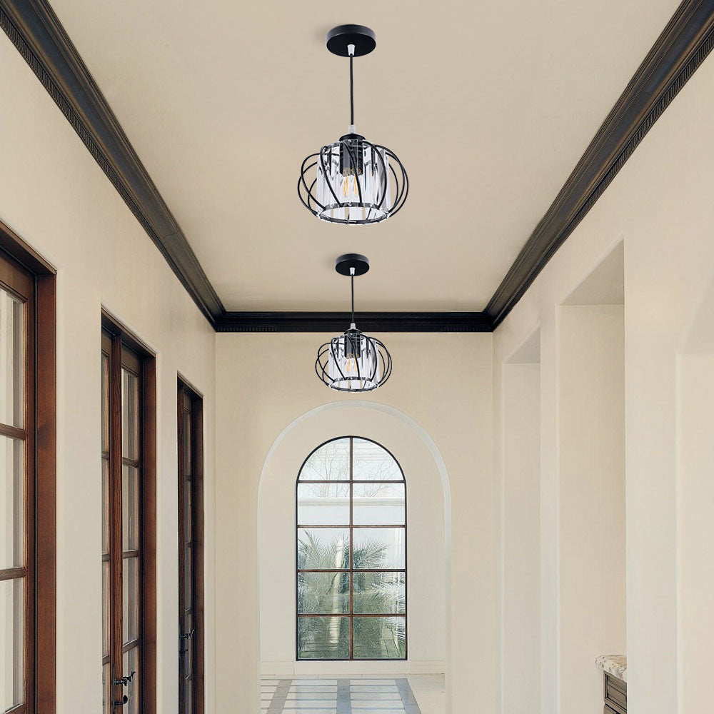 Nordic Simple Glass Globular Pendant Light