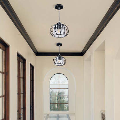 Nordic Simple Glass Globular Pendant Light