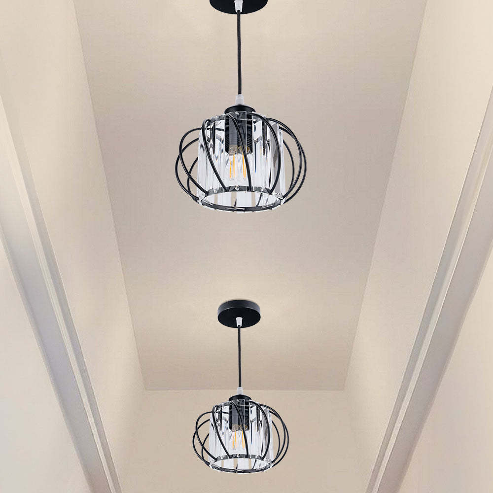 Nordic Simple Glass Globular Pendant Light