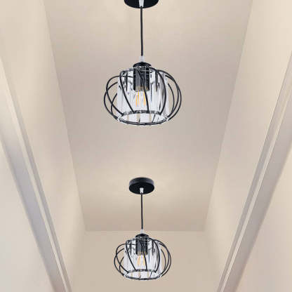 Nordic Simple Glass Globular Pendant Light