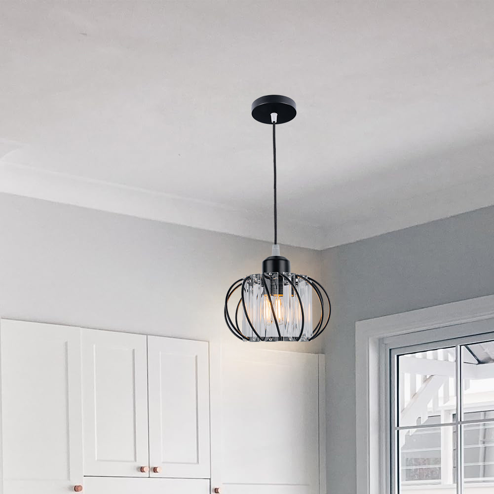 Nordic Simple Glass Globular Pendant Light