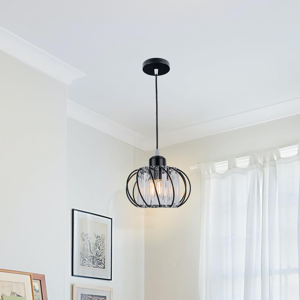 Nordic Simple Glass Globular Pendant Light