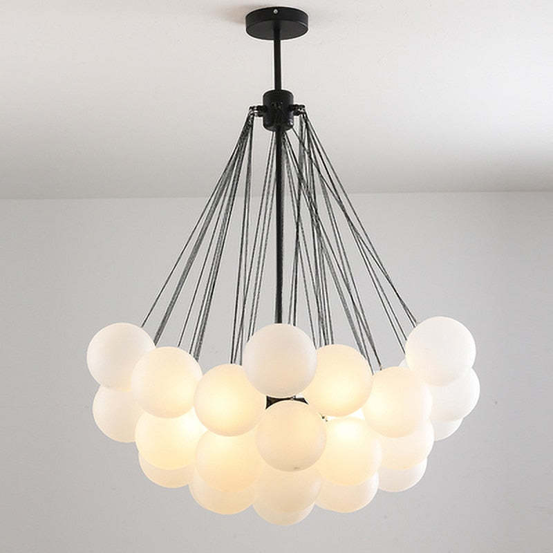 Vintage Glass Bubble Chandelier -Homdiy