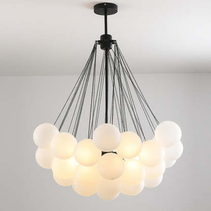 Vintage Glass Bubble Chandelier -Homdiy