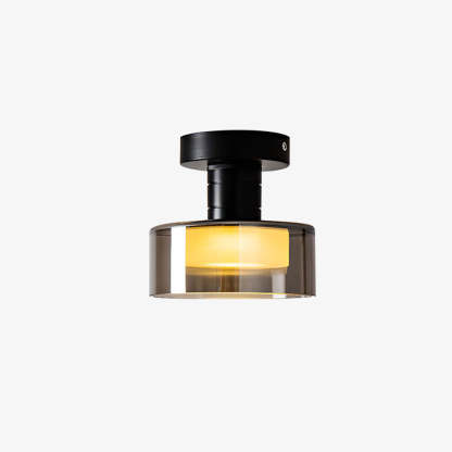 Nordic-Inspired Glass LED Ceiling Light for Hallway