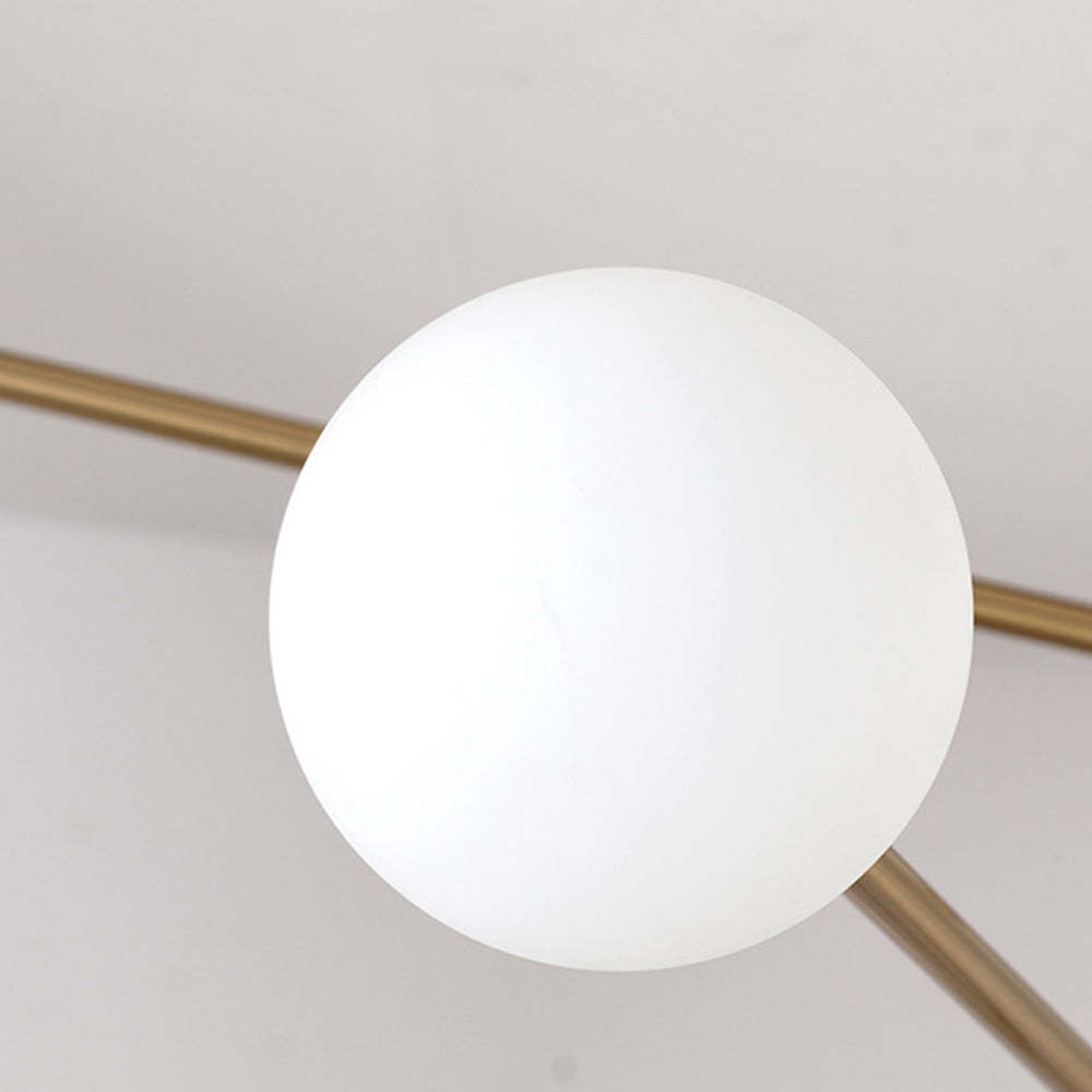 Modern Sputnik Chandelier with Hand-blown Bubble Glass -Homdiy