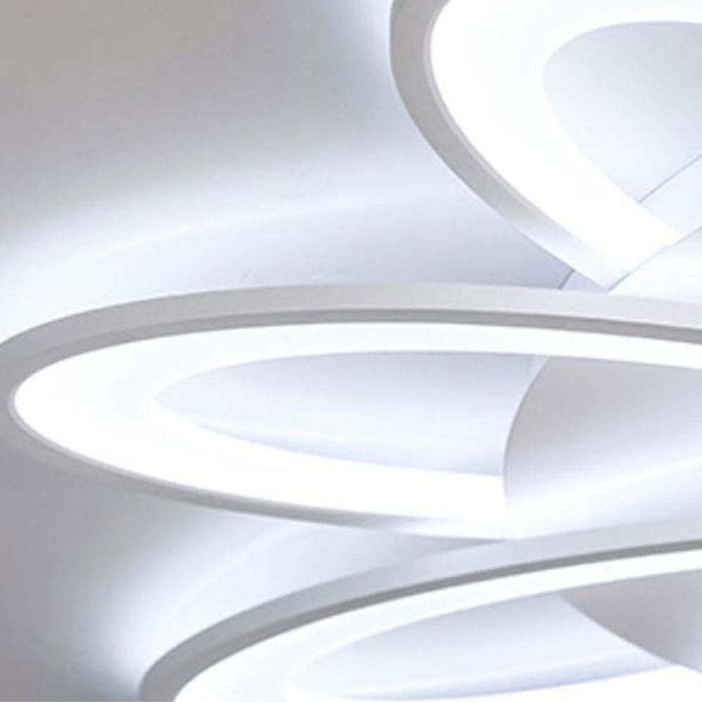 LED Flush Mount Acrylic Windmill Ceiling Light -Homdiy