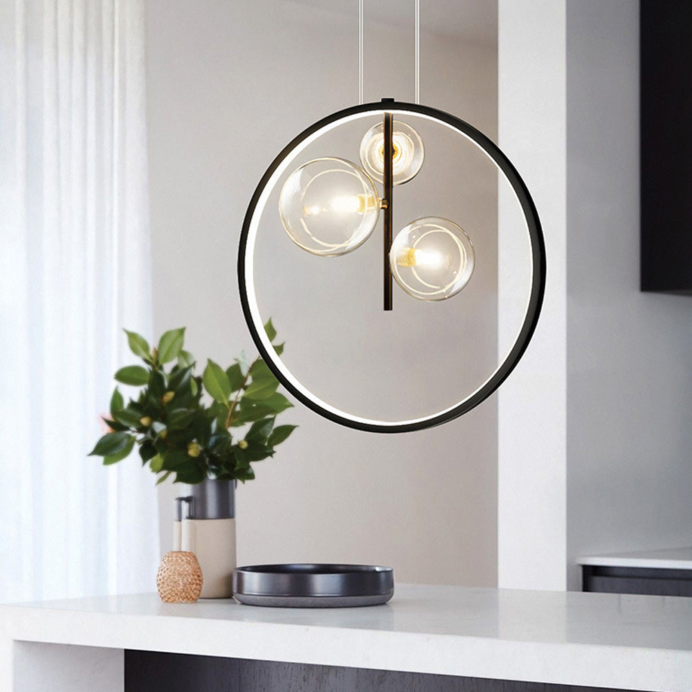 Bubble glass pendant lights best sale