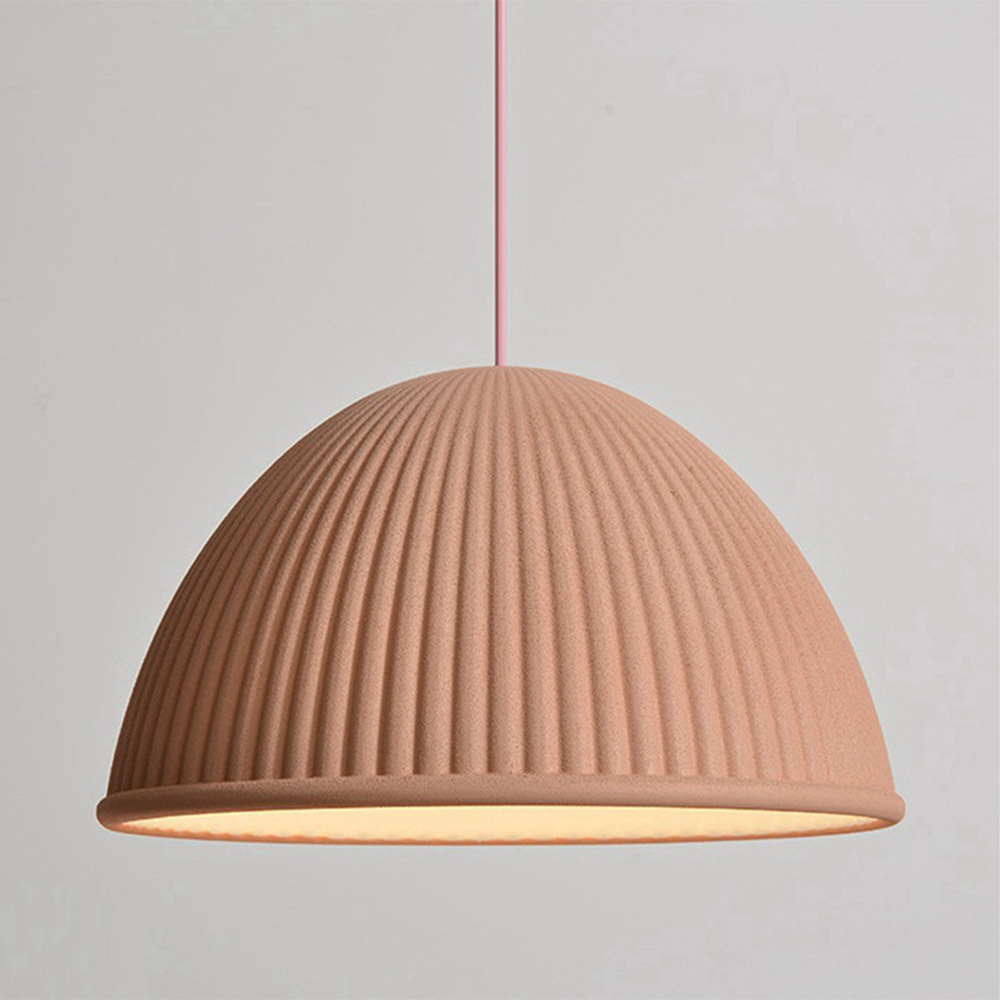 [Copy]Small Nordic Cream Style LED Bedroom Pendant Light