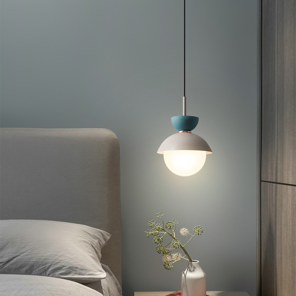 [Copy]Elegant Flower Shape Glass Dining Room Pendant Light