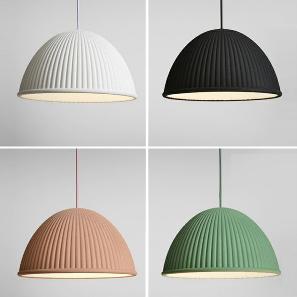 [Copy]Small Nordic Cream Style LED Bedroom Pendant Light