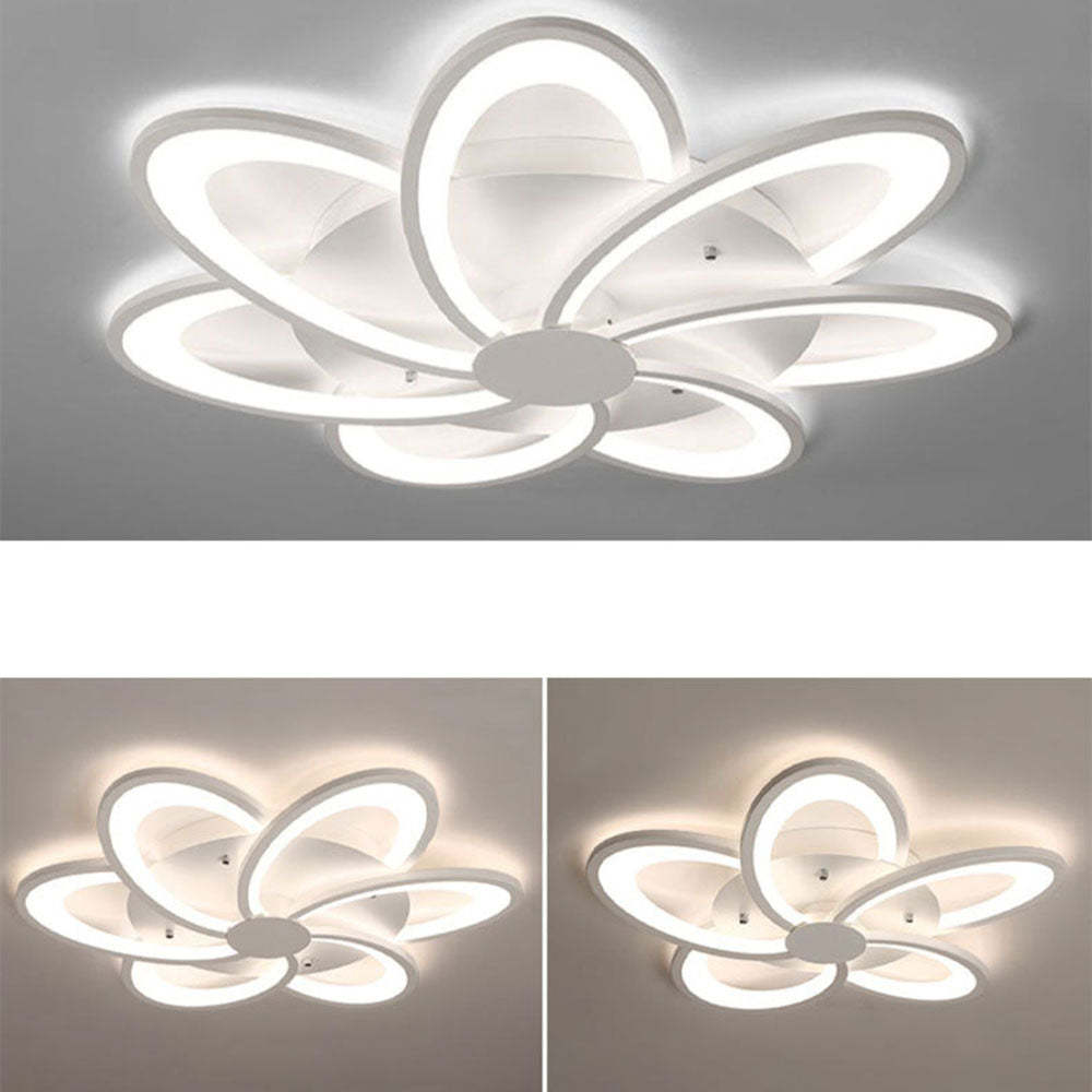 LED Flush Mount Acrylic Windmill Ceiling Light -Homdiy