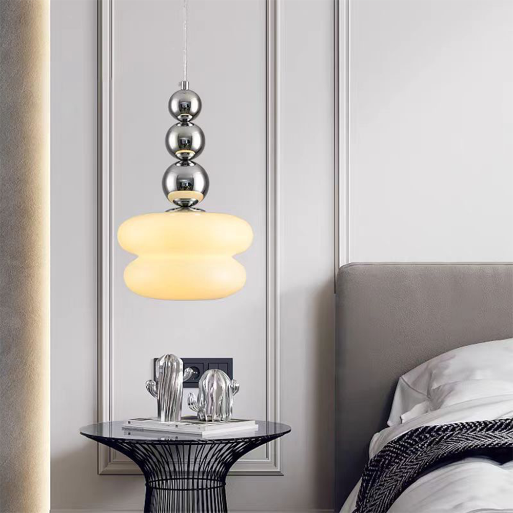 [Copy]Antique Style Metal Glass Creative Pendant Light