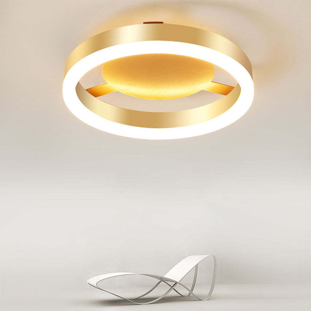 LED Metal Flush Mount Ceiling Light Fixtures For Hallway -Homdiy