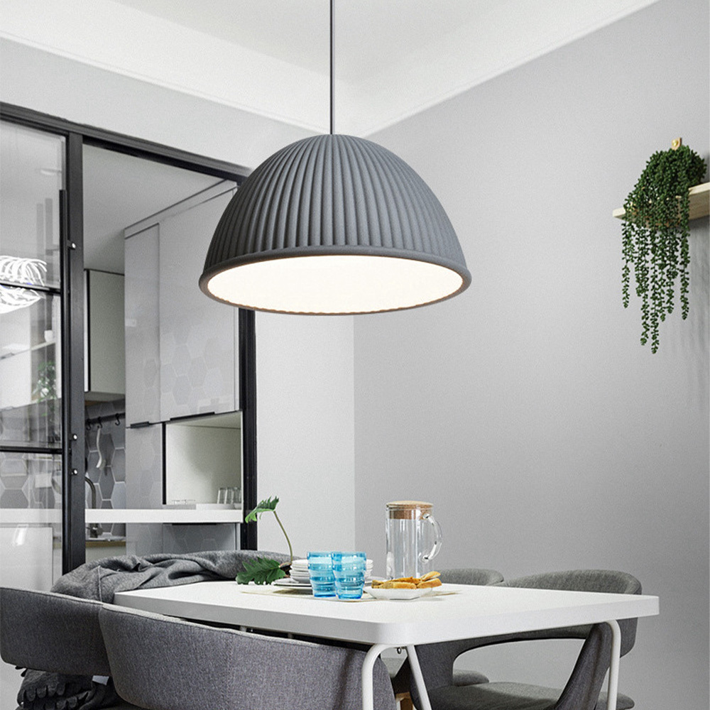 [Copy]Small Nordic Cream Style LED Bedroom Pendant Light