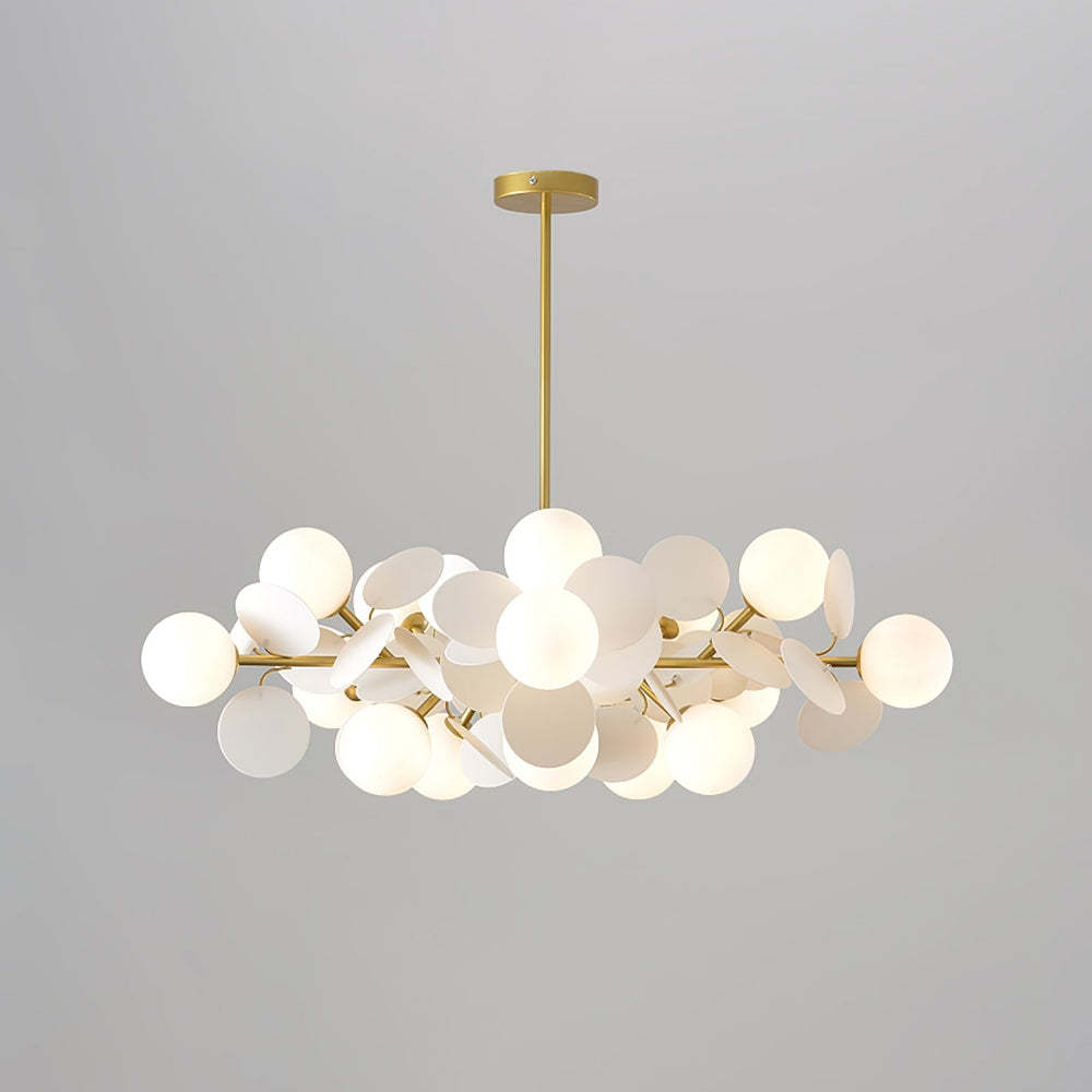 Design Multicolored Flower Branch Chandelier for Living Room -Homdiy