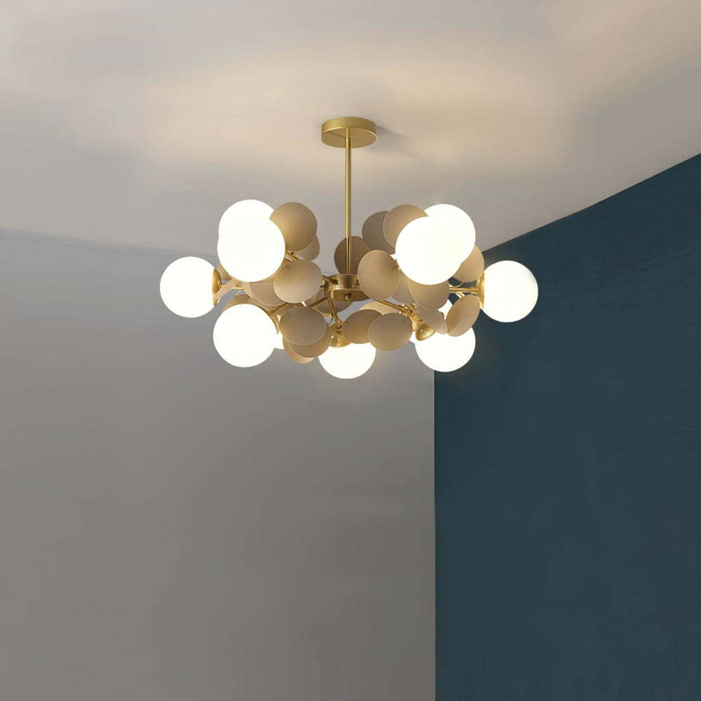 Design Multicolored Flower Branch Chandelier for Living Room -Homdiy