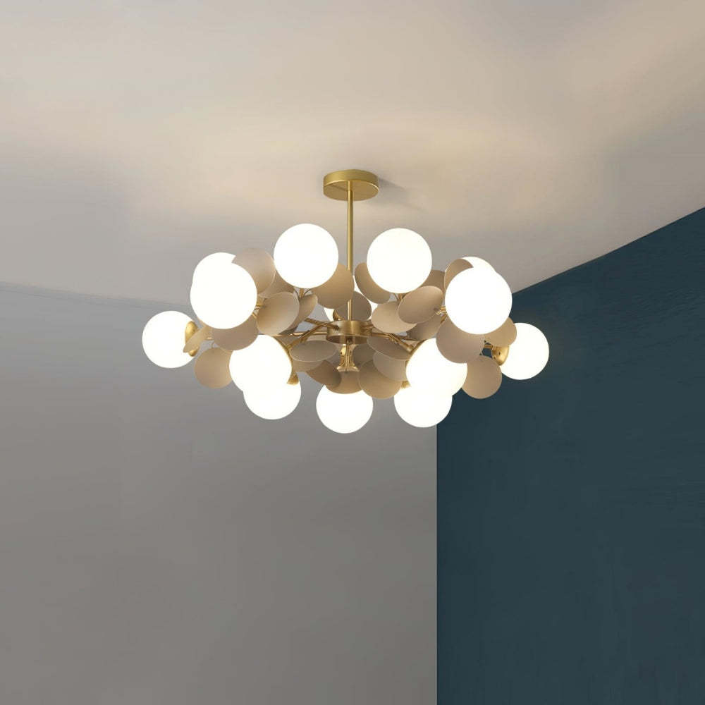 Design Multicolored Flower Branch Chandelier for Living Room -Homdiy