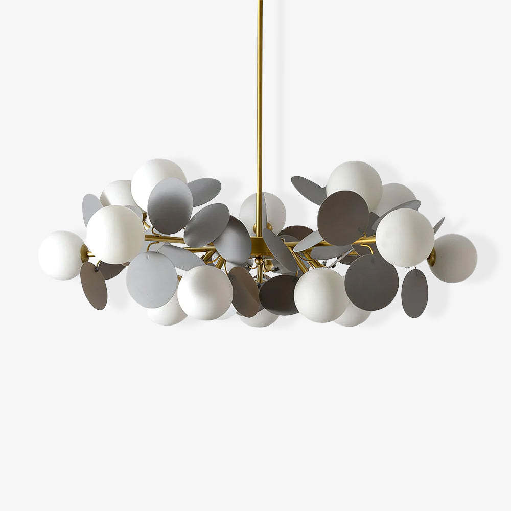 Design Multicolored Flower Branch Chandelier for Living Room -Homdiy