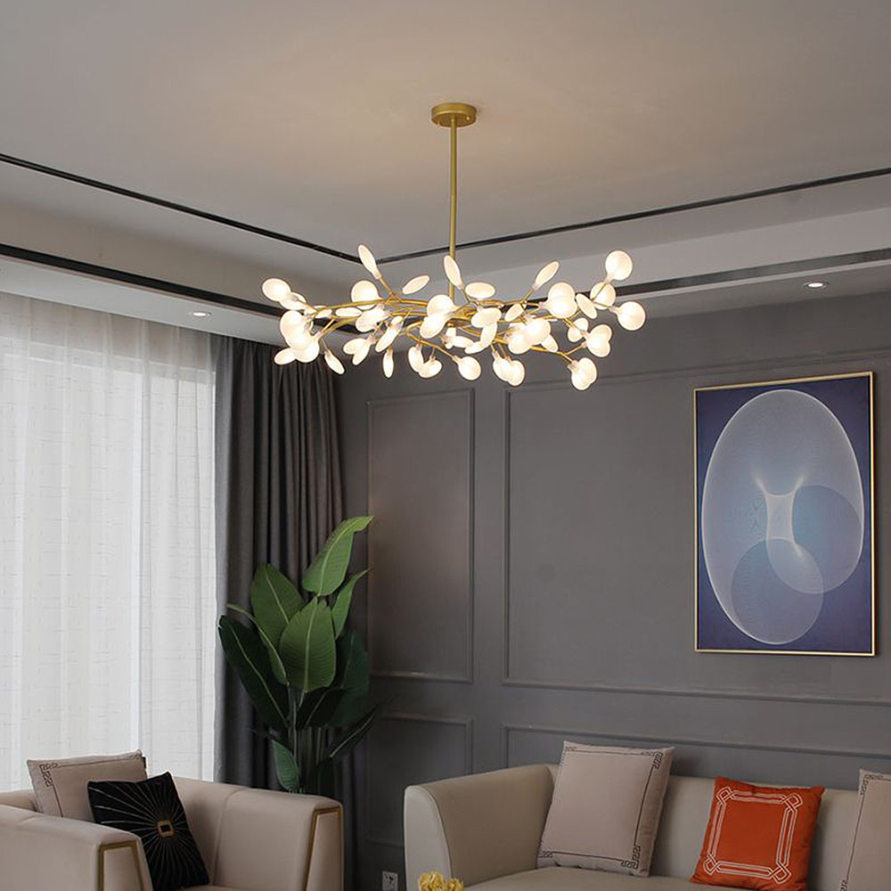 Modern Metal Acrylic Chandelier Ceiling Light