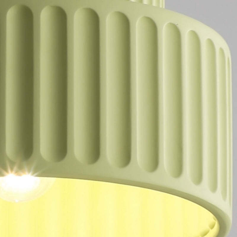 Retro Green Resin Flush Mount Ceiling Light -Homdiy