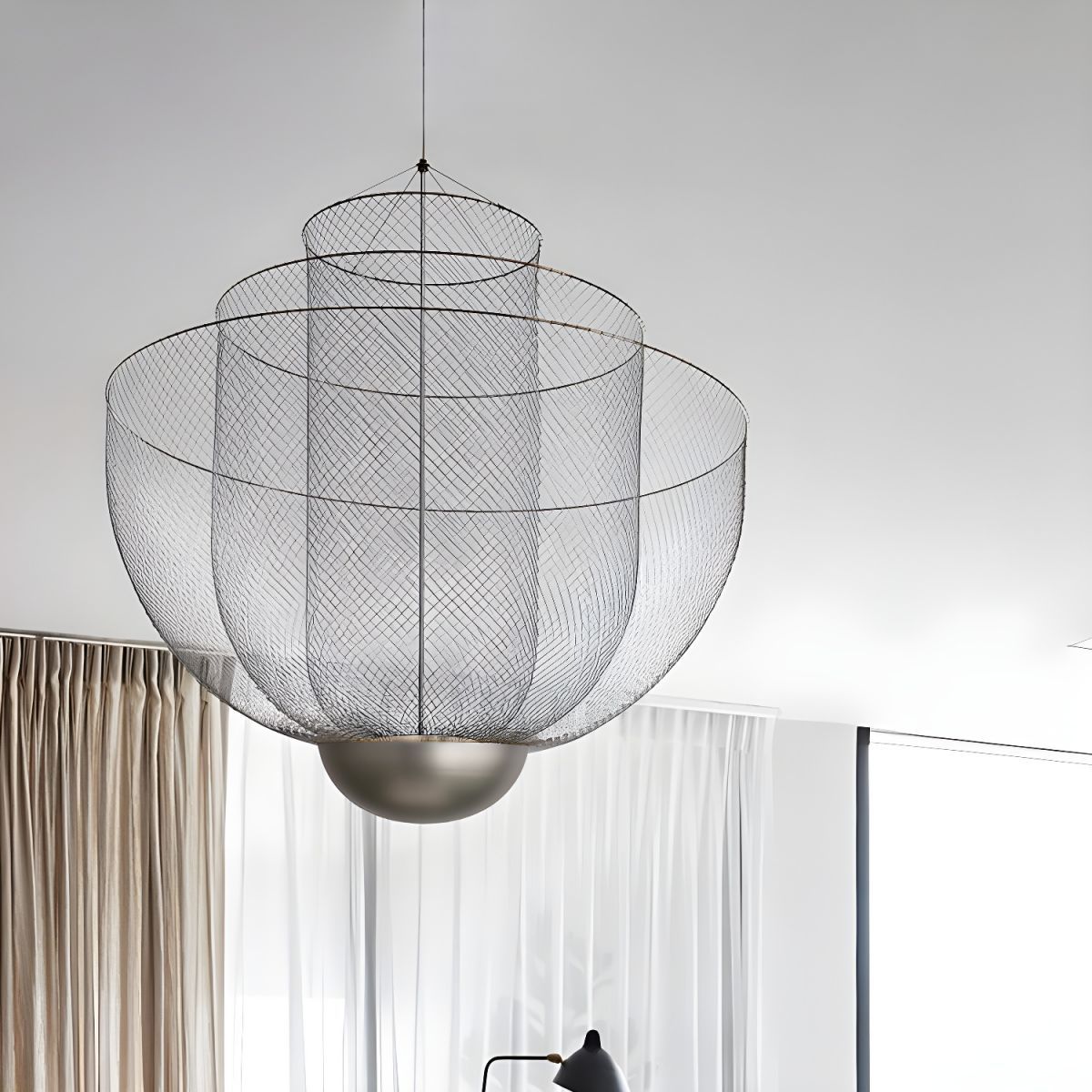 Luxury Metal Grid Pendant Light -Homdiy