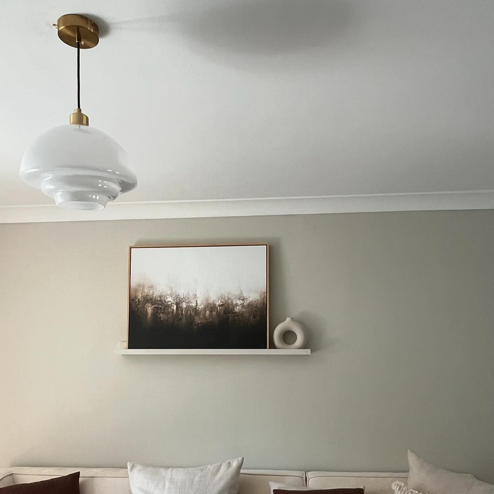 Art Milk White Cloud Glass Pendant Light